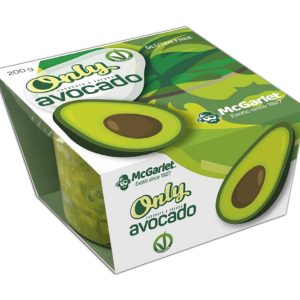 vaschetta di polpa di avocado